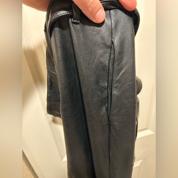 Commando Faux Leather Paperbag Pants in Black , size Small - Picture 10 of 11